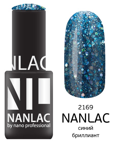 Gel polish NL 2169 blue diamond 6 ml