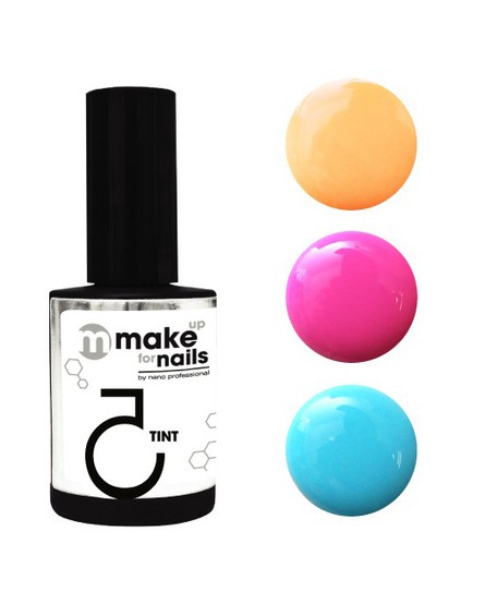 Set of gels MAKE UP FOR NAILS "TINT SUMMER SET" (3*15 ml)