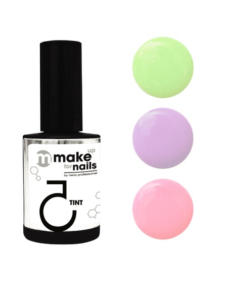 Набор гелей MAKE UP FOR NAILS "TINT SPRING SET" (3*15 мл)