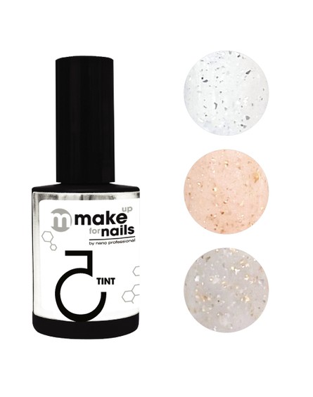 Набор гелей MAKE UP FOR NAILS "TINT CRYSTAL SET" (3*15 мл)